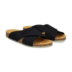 ZOURI Sandalias planas de Mujer SUN NEGRO