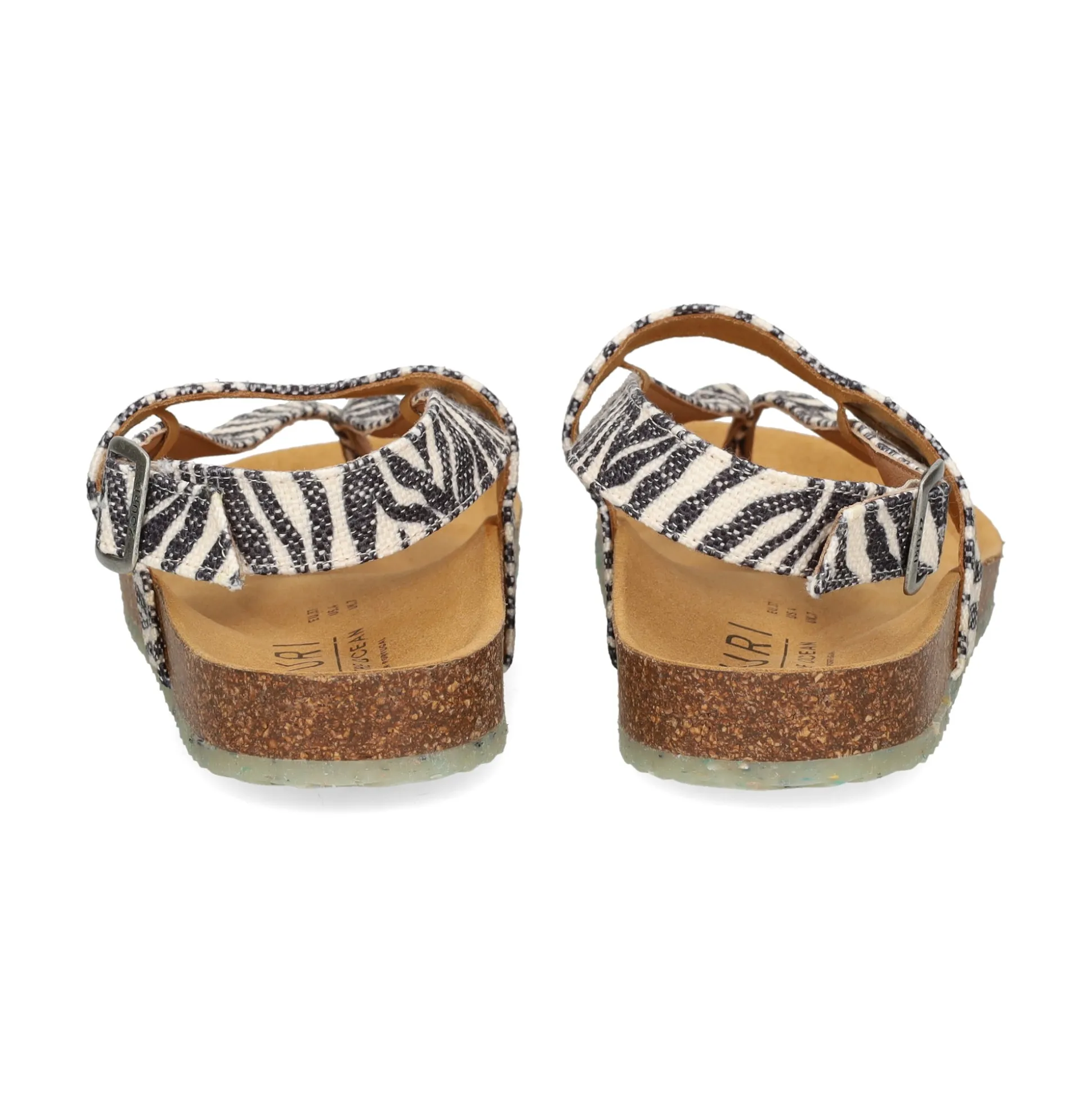 ZOURI Sandalias planas de Mujer ISLE ALGAE