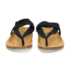 ZOURI Sandalias planas de Mujer ISLE NEGRO
