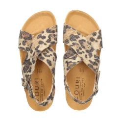 ZOURI Sandalias planas de Mujer CORAL